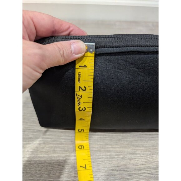 Kim Kardashian SKIMS WNBA Make Up Neoprene Black Bag Pouch Clutch Brand New - Picture 11 of 16